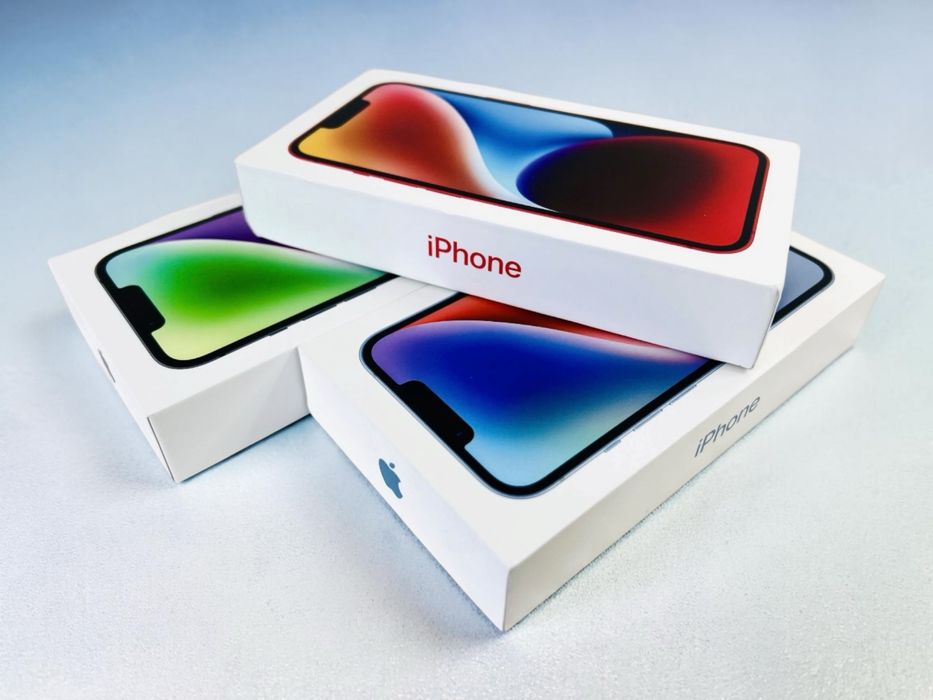 НОВ! Apple iPhone 14 128GB Midnight / Starlight / Blue / Red Гаранция!