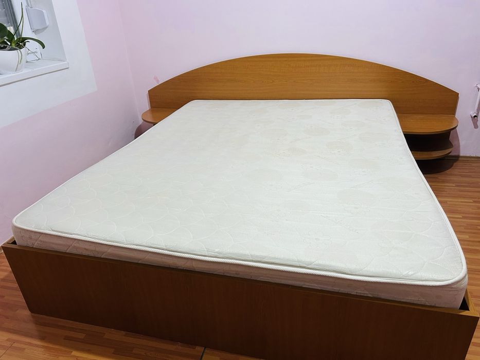 Pat dublu + saltea