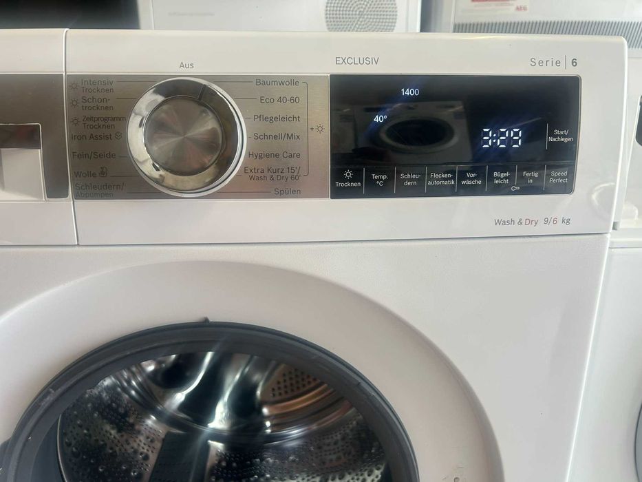 Пералня със сушилня Bosch Serie 6 Wash&Dry 9/6кг Exclusiv