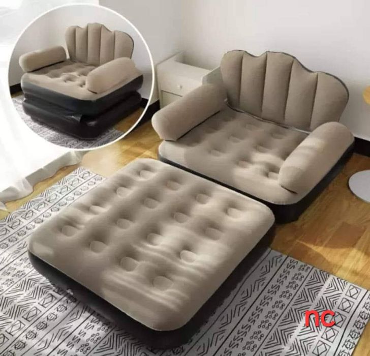 Надуваем фотьойл-легло