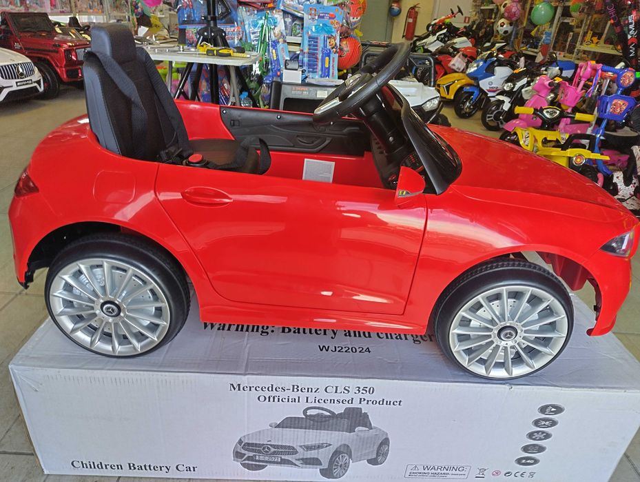 MERCEDES-BENZ 12V Акумулаторна кола CLS 350 червен
