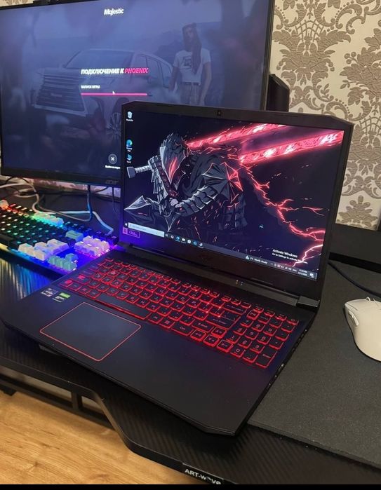 Игровой Acer Nitro 5 GTX1650Ti 144 гц монитор