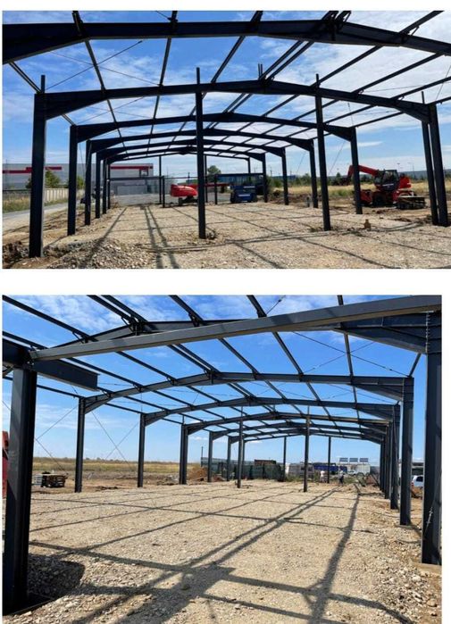 Vand hala metalica 6x18m