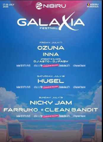Bilet festival NIBIRU General Acces 3 Day Pass (Galaxia,Retrograde,Nebula x)