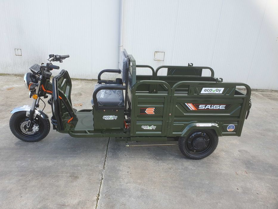 Електрическа карго триколка EcoWay модел ZD 2000W 72V/32Ah Tовар 500кг