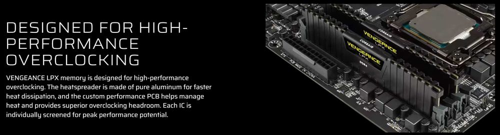 RAM 16GB 2x8gb Corsair Vengeance LPX 2400Mhz DDR4 за компютър