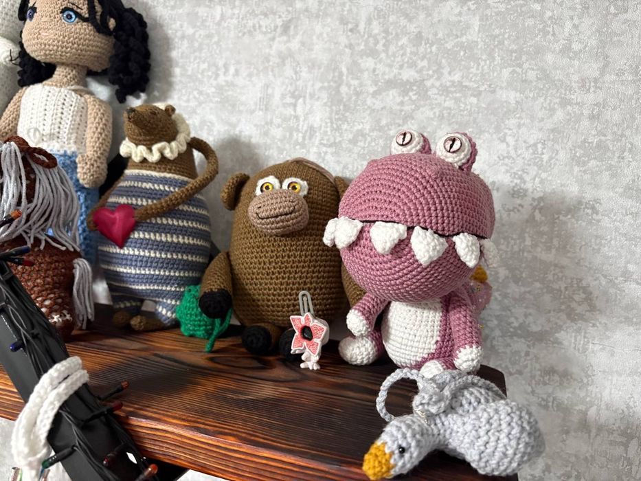 Вязанные игрушки ручной работы