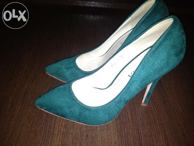 Pantofi piele intoarsa, doar probati, mar. 38