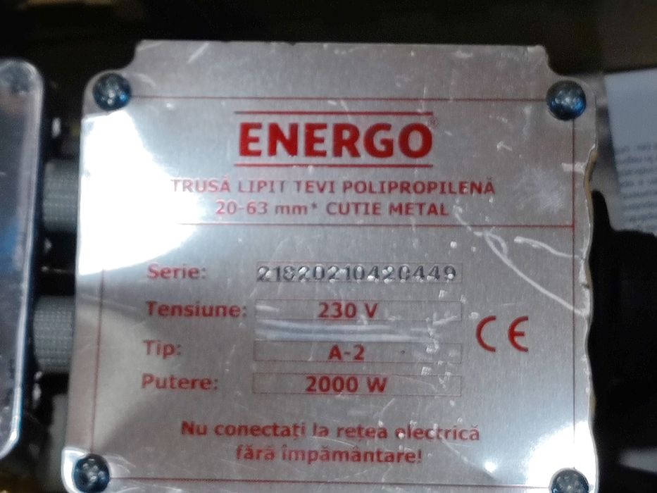 VÂND Trusă PPR 2000W