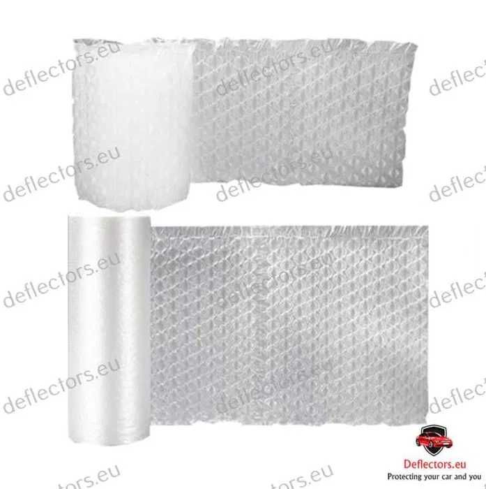 Folie aerodinamică ambalare - role din folie HDPE folie pentru umflare – 0,6 x 300m MARE/MEDIE (60 cm lățime neumflată și 47 cm umflată, 18 microni)