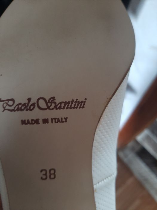 туфли белые . натуральная кожа.