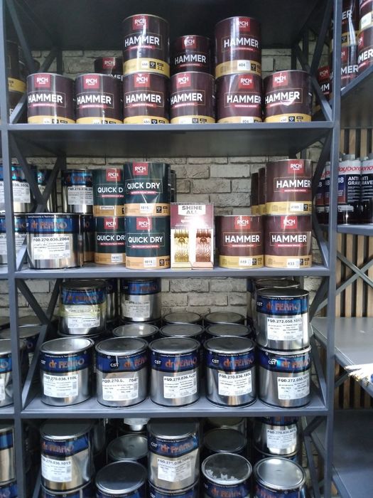 Краска все видов для авто двери