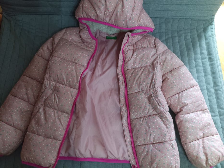 Детско зимно яке Benetton за момиче