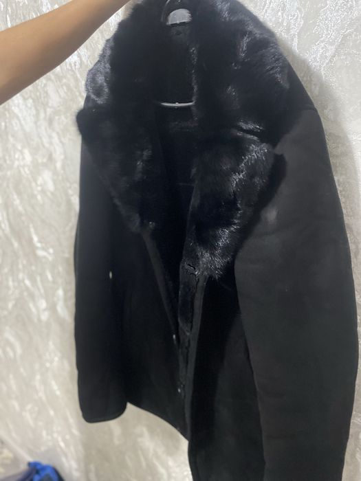 Мужской дубленка ушанка