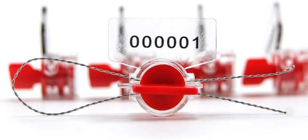 Sigiliu de plastic sigililare apometre sigiliu apometru serie 100 buc