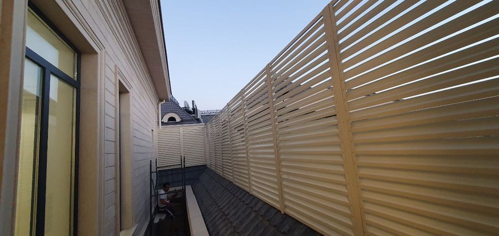 Jaluziy temir devor Жалюзи метал Zabor