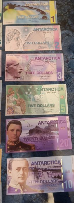 Lot 20 de bancnote dolari teritoriale artice