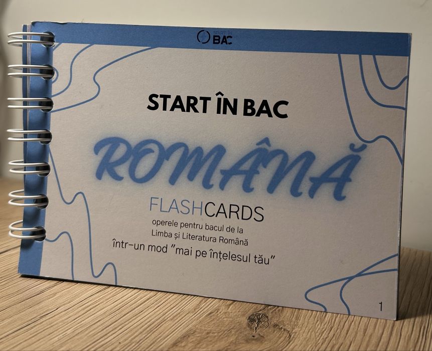 Set Flashcards „Start în BAC” – Română, Istorie, Logică
