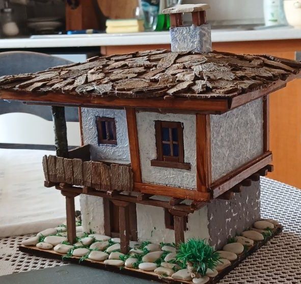 Макет на етно къща