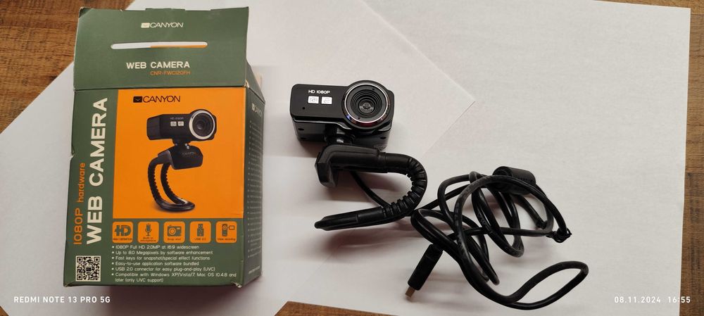 Web camera Canyon 1080p full HD