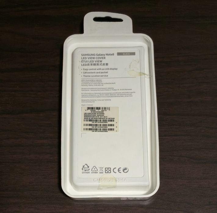 Husa flip smart activa originala Samsung Clear View Standing Cover Galaxy Note 8 N950