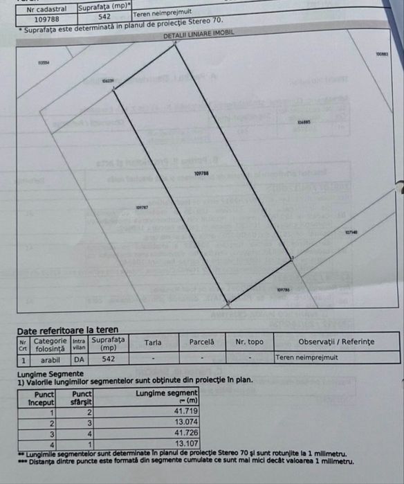 Teren Cumpana-Direct Proprietar-542m^2-Str.Prelungirea Tractorului