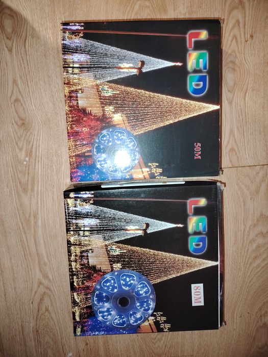 Нови LED цветни лампички с дължина 80 метра