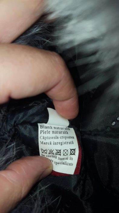 Caciula de blana de vulpe argintie