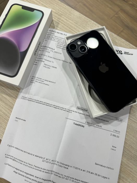 iPhone 14 128gb 5G black garantie