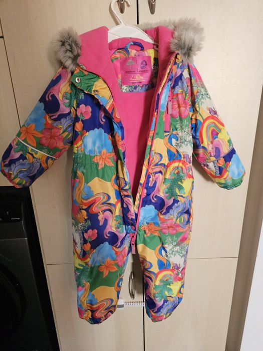 Промо - 28 евро! Гащеризони/космомавти на Next за момиче 2-3г. 98см.