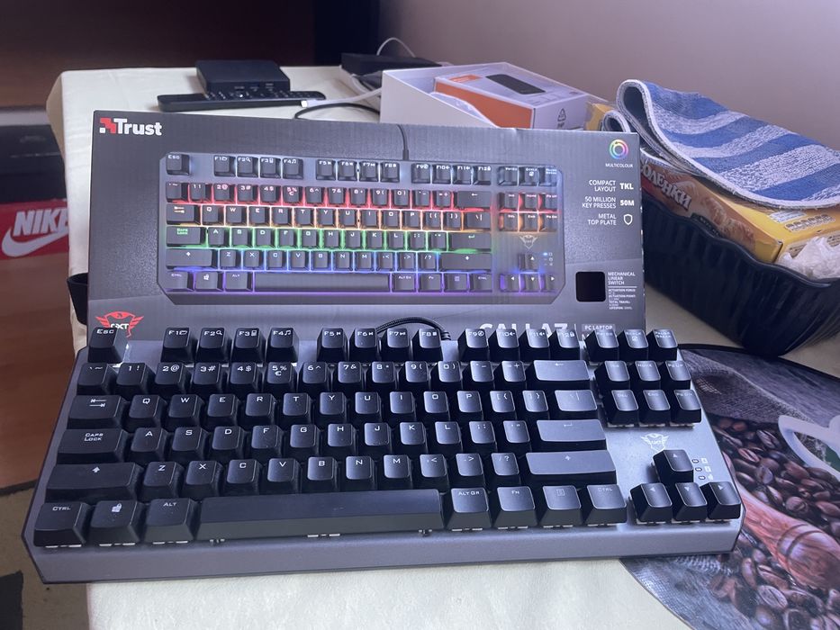 Клавиатура TRUST GXT 834 CALLAZ TKL 24404