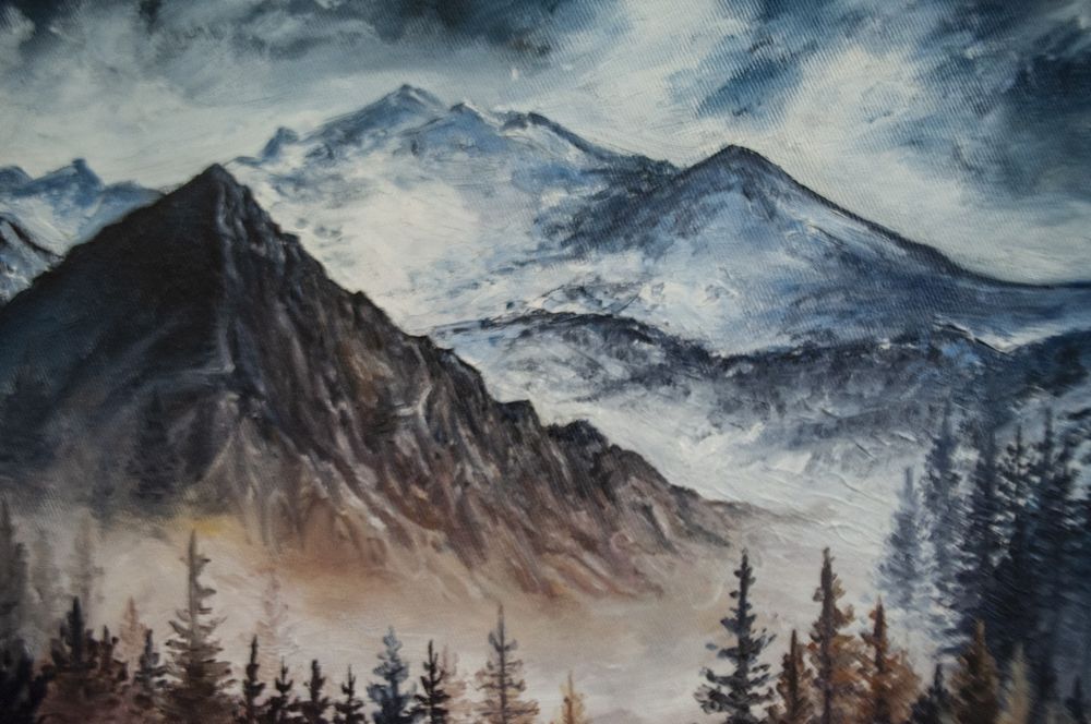 Картина маслом.  Торг.