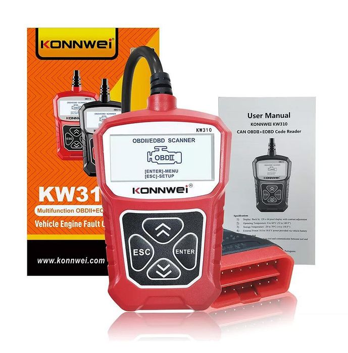 Универсална автодиагностика konnwei - kw310