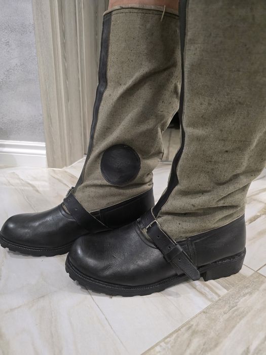 Здрави мъжки ботуши №43 – кожа, топли и удобни