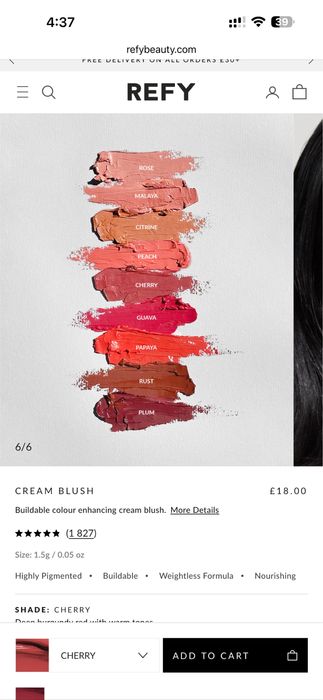 Румяна Armani Refy