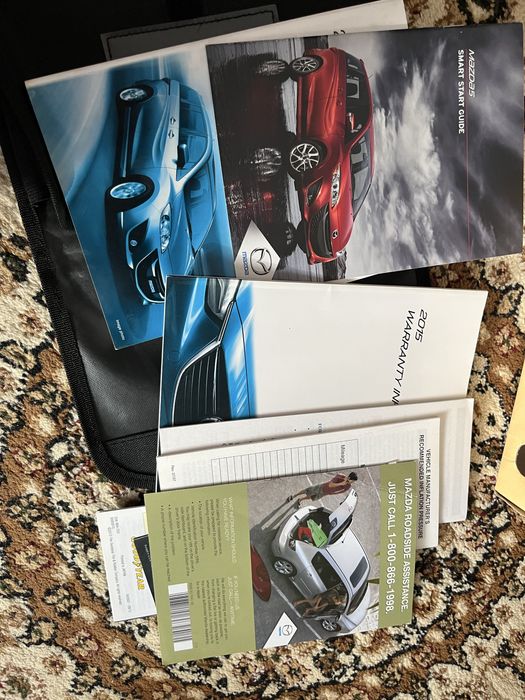 Mazda 5 книжка документы США