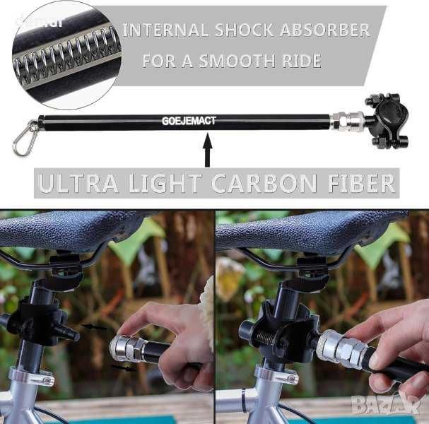 Каишка за кучета без ръце за велосипед, за упражнения и обучение