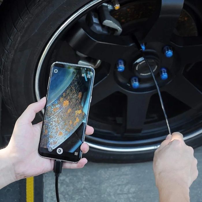 3-in-1 Mobile Phone Endoscope USB 1 Million Pixel 720P Resolution 2 m