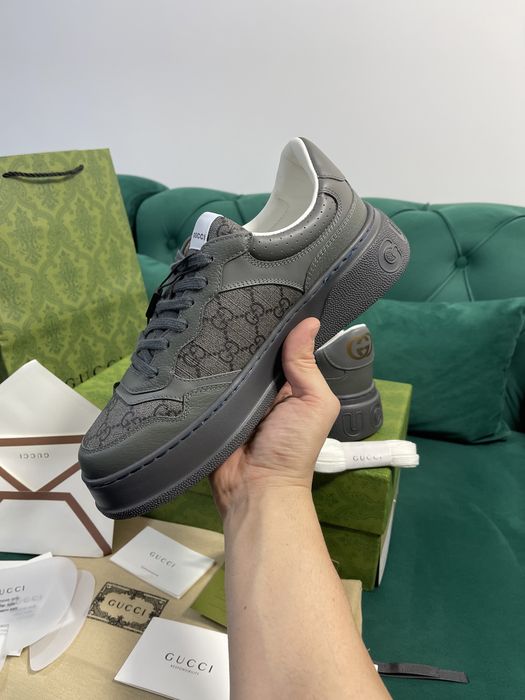 Adidasi Gucci piele naturala Full Box colectie noua