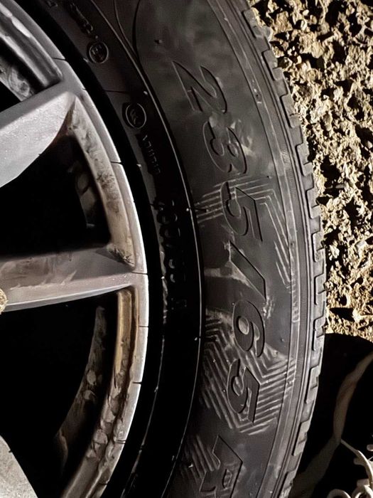 Set jante originale vw 5x112 cu anvelope 205 55 r16 dot bun