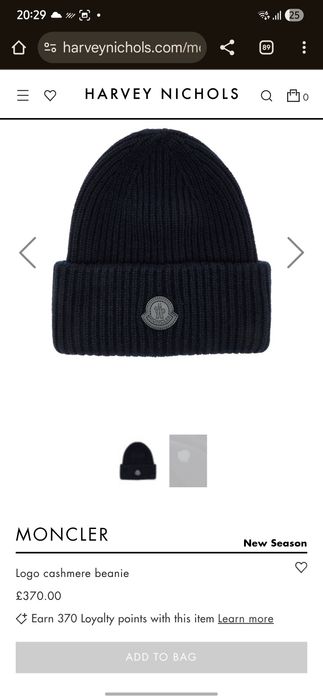 Caciula Moncler Cashmere