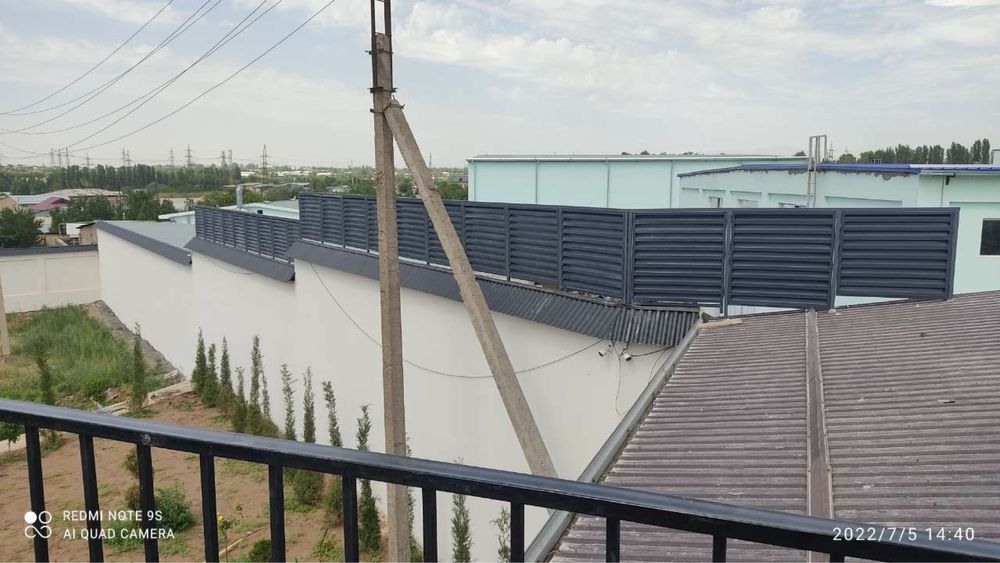 ЖАЛЮЗИ металлический забор перегаротка