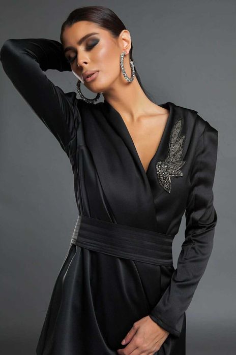 НОВА дамска рокля Nikole Collection S рр