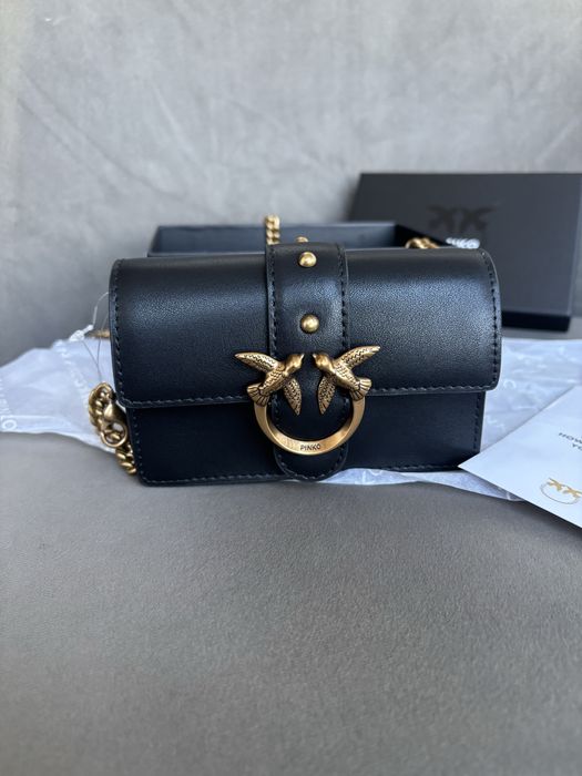 Geanta Pinko originala - neagra - noua, cu eticheta si card