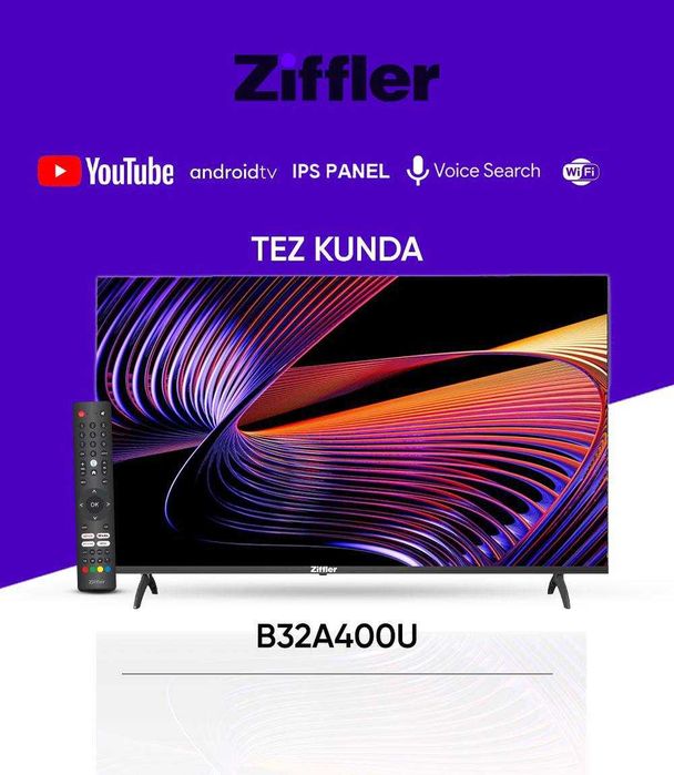 Televizor телевизор тв tv Ziffler B32A400U