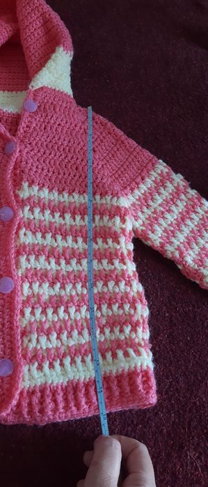 Bluza fetițe 2 -4 ani împletită manual