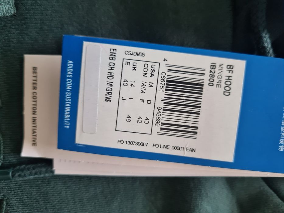 Vând hanorac damă adidas mr.46 verde și mov.