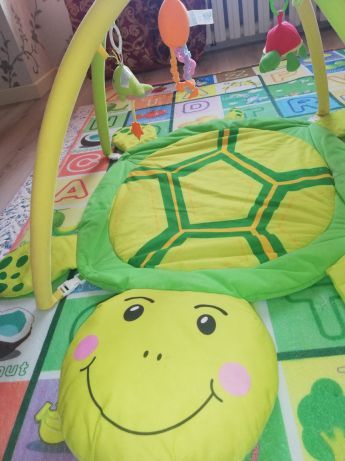 Развивающий детский коврик черепашка