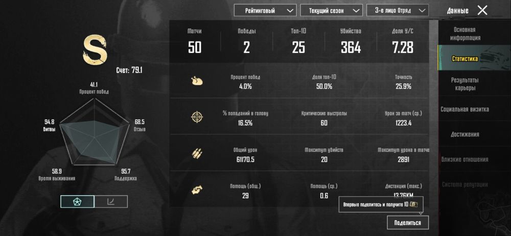 Акаунт в пабг 5000 тг