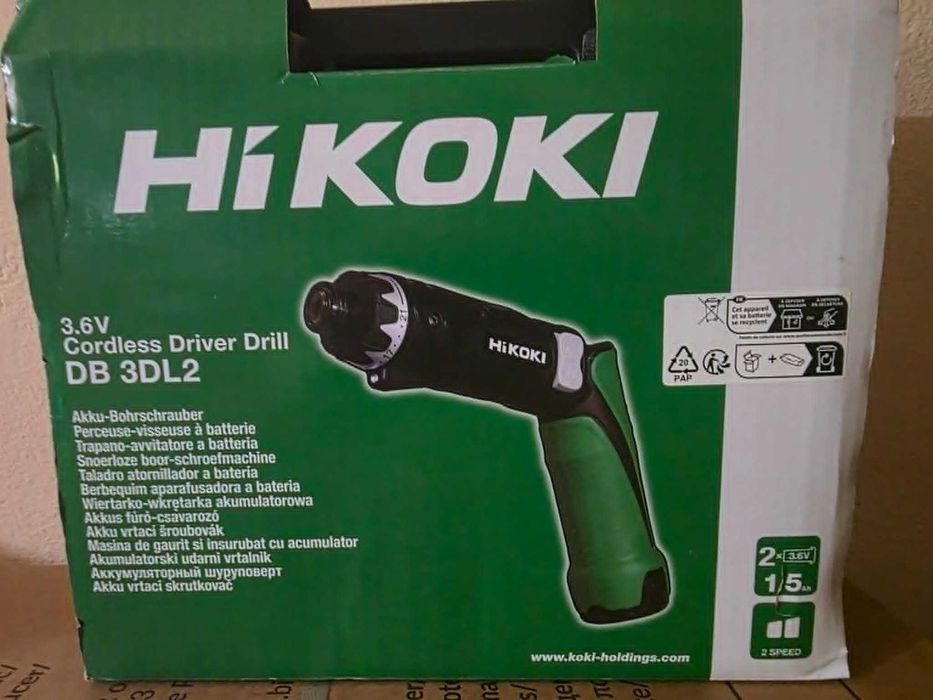 Surubelnita electrica articulata HiKOKI DB3DL2 3.6V - NOUA / TRUSA